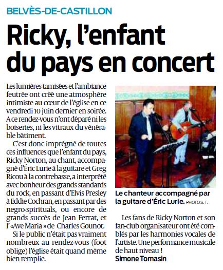 sud ouest article tomasin